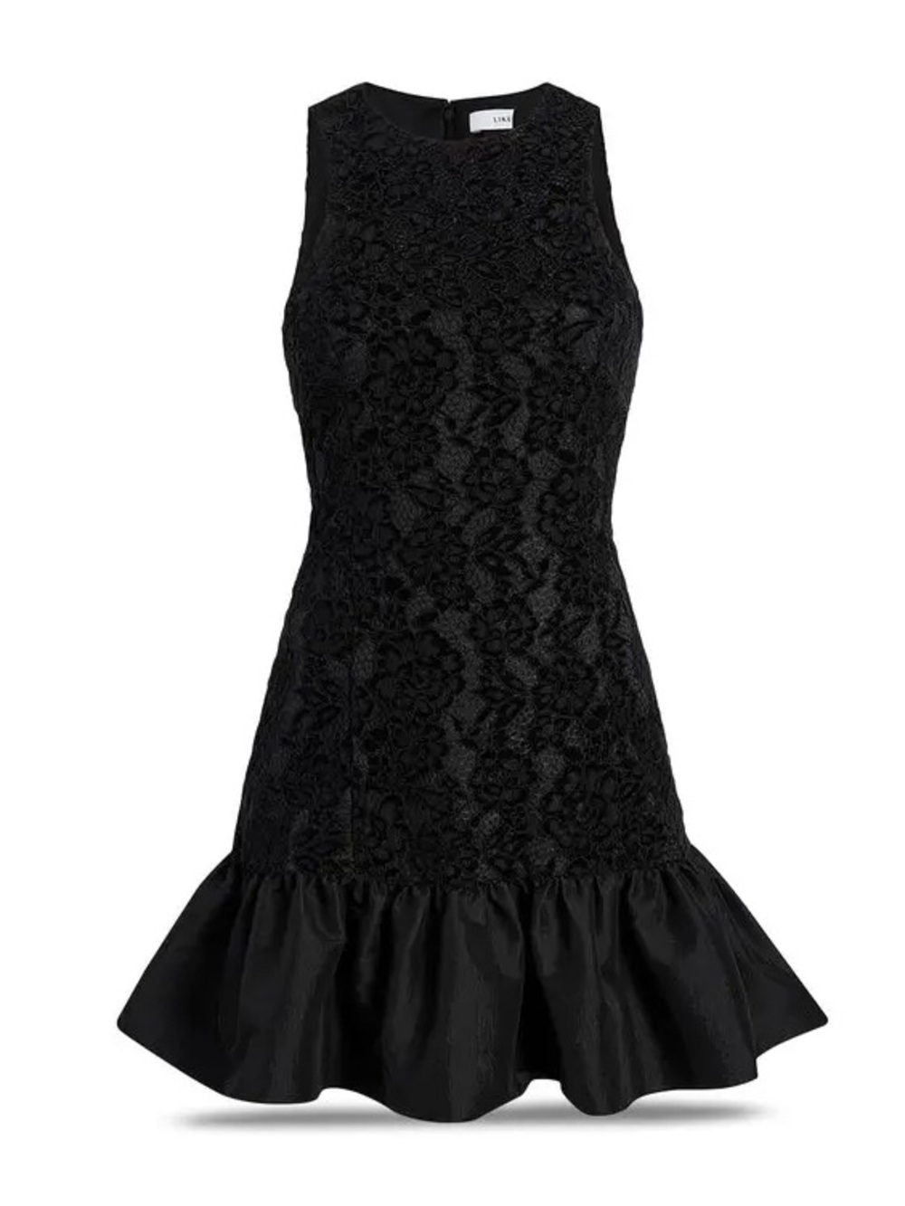 NEW LIKELY Eton Black Lace Mini Dress Size 4